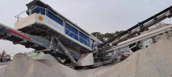 Portable Rock Digunakan Mobile Crusher MR110 Z EVO2 Track Mounted Made In 2018