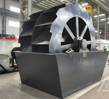 Mesin Layar Bergetar Roda 7.5kw 180 TPH Gold Spiral Sand Washing Machine