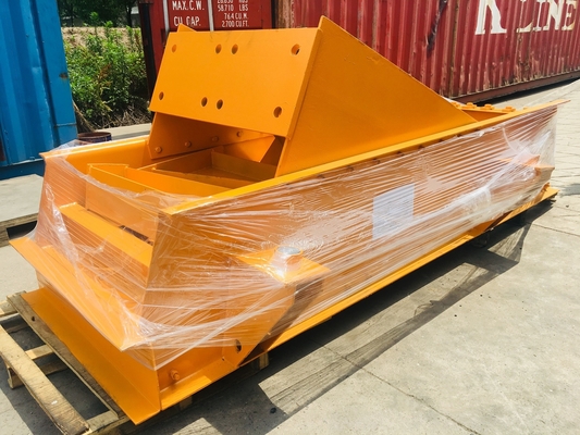 Mesin Pengumpan Getaran Elektromagnetik 2.2Kw 150 TPH Lump Atau Bahan Granulasi