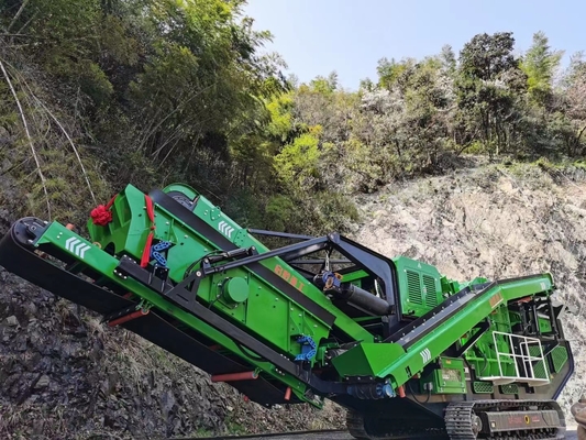 279Kw 230 t/h Penambangan Crushing Dan Screening Plant Portable Jaw Rock Crusher
