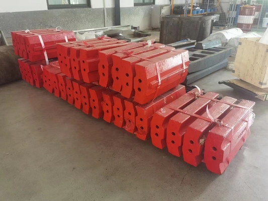 PF1007 Pelat Keausan Mangan PF1010 1210 1214 1315 Pelat Penghancur Dampak
