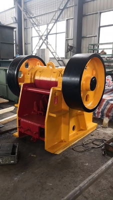55Kw Hard Granite Small Rock Crushing Machine PE500 * 750 Kuning Putih