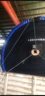 Konveyor Belt Transfer Penambangan Tambang 1200mm B500 Hitam coklat