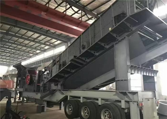 PEW1100 300Kw Portable Crushing Plant Crusher Konstruksi Mesin di Pertambangan dan Penggalian