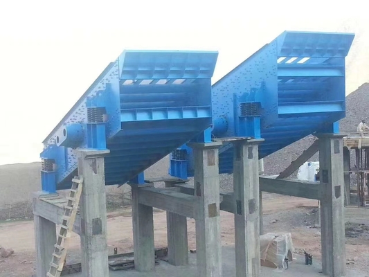 Layar Getar Gerak Melingkar Seri Yk 45Kw Di Tambang Besi Abu-abu