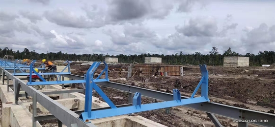 Rubber Fixed Transfer Belt Conveyor Tahan Panas Universal Untuk Sistem Transportasi