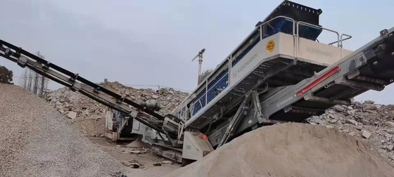 Portable Rock Digunakan Mobile Crusher MR110 Z EVO2 Track Mounted Made In 2018