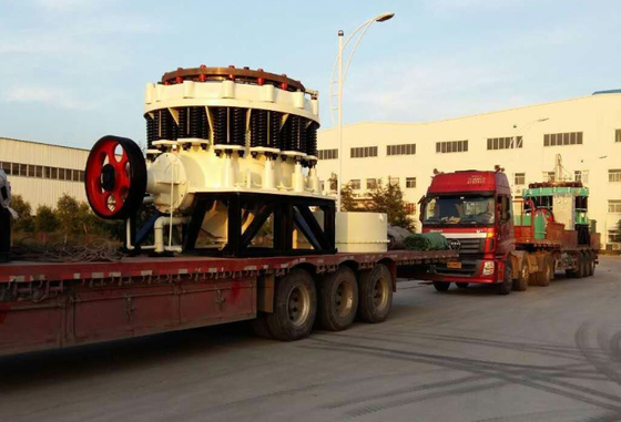 Mesin Penghancur Batu Kapur Kepala Pendek Symons Spring Stone Compound Cone Crusher