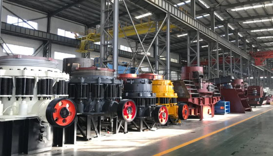 Mesin Penghancur Batu Kapur Kepala Pendek Symons Spring Stone Compound Cone Crusher