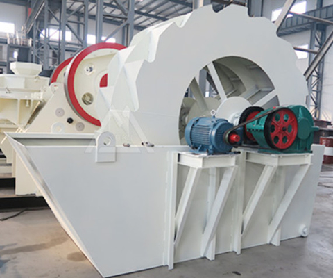 Wheel Type Sand Electric Vibrating Sieve Machine 50 TPH 5.5kw Untuk Konstruksi