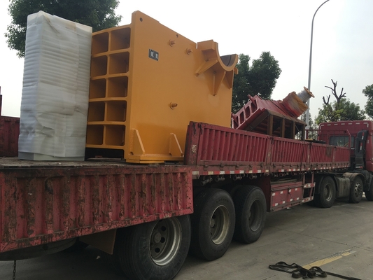 Mesin Penghancur Rahang Batu Emas Granit Basalt Pertambangan Kerikil Beton Utama