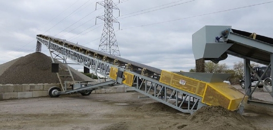 EP500/3 EP200 Fabric Movable Belt Conveyor Rubber Mining Tahan Api