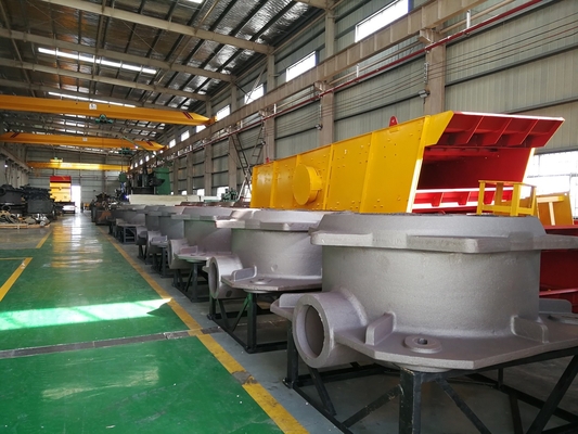 Mesin Cone Crusher Rock Sand Mobile, Penghancur Kerucut Hidrolik Silinder Tunggal