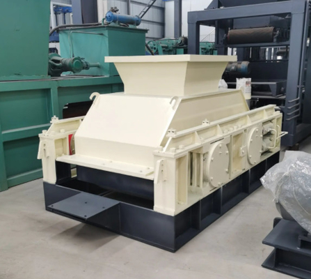 Coal Double Toothed Roller Crusher Untuk Pabrik Semen Batu Kapur 30 - 50 TPH