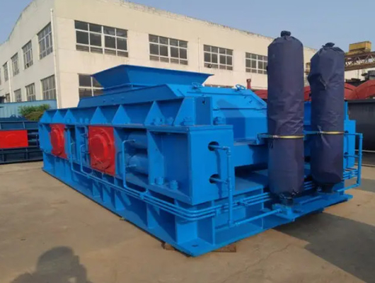 2PG1560 Double Roller Crusher 1500mm diameter Batubara Limestone Clay Brick Crushing Machine
