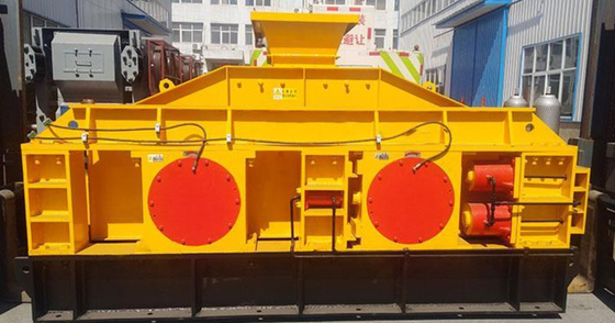 Hidrolik Toothe Double Roller Crusher 1000mm Roller diameter Grinding System
