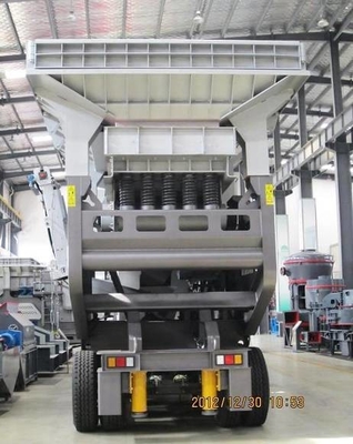 50 - 300 TPH Mobile Crusher Mesin Penyaringan Tambang Cone Crusher Ukuran Makan 245mm