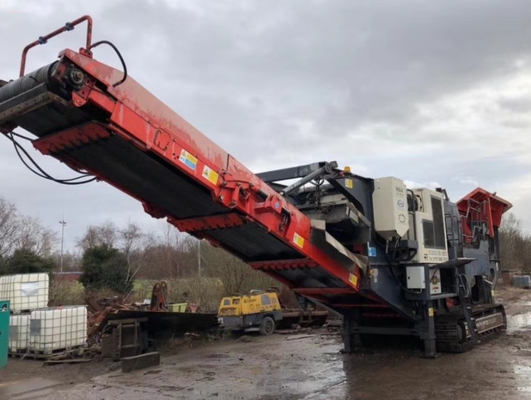 QJ341 Portabel Digunakan Mobile Crusher Track Jaw Crusher Buatan 2015