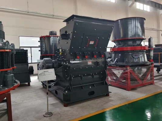 Gypsum Mill Stone Hammer Crusher Machine 75Kw Batu Kuarsa Bubuk Kasar
