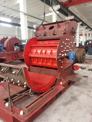 Gypsum Mill Stone Hammer Crusher Machine 75Kw Batu Kuarsa Bubuk Kasar