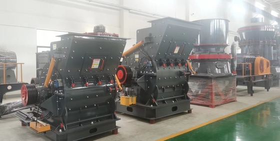 80-100 T / H Rock Hammer Crusher Machine Untuk Menambang Logam Pasir Batu Konstruksi Batu